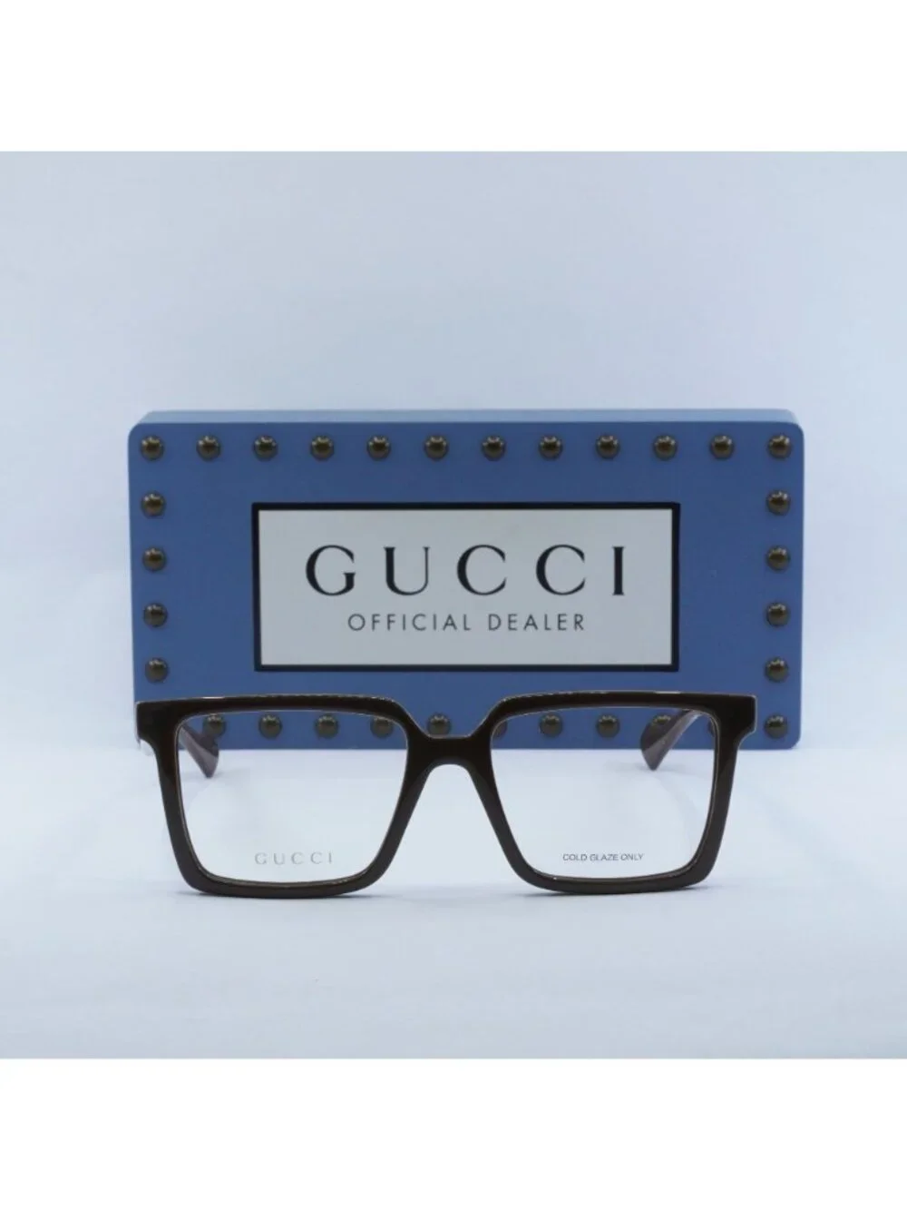 Gucci GG1540O 007 Square Eyeglasses 55mm -  Brown